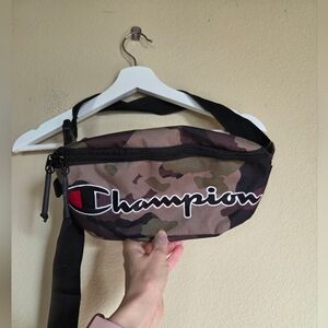 Champion Camo Camouflage Fanny Pack Belt Bag 90s Utilitarian